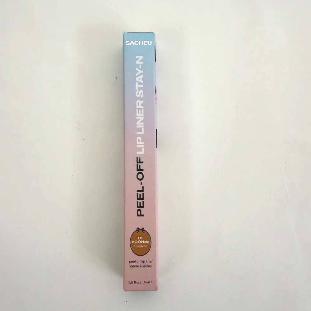 SACHEU Stay-N Peel-Off Lip Liner 01 nOOHde True Nude 0.12 oz New Sealed